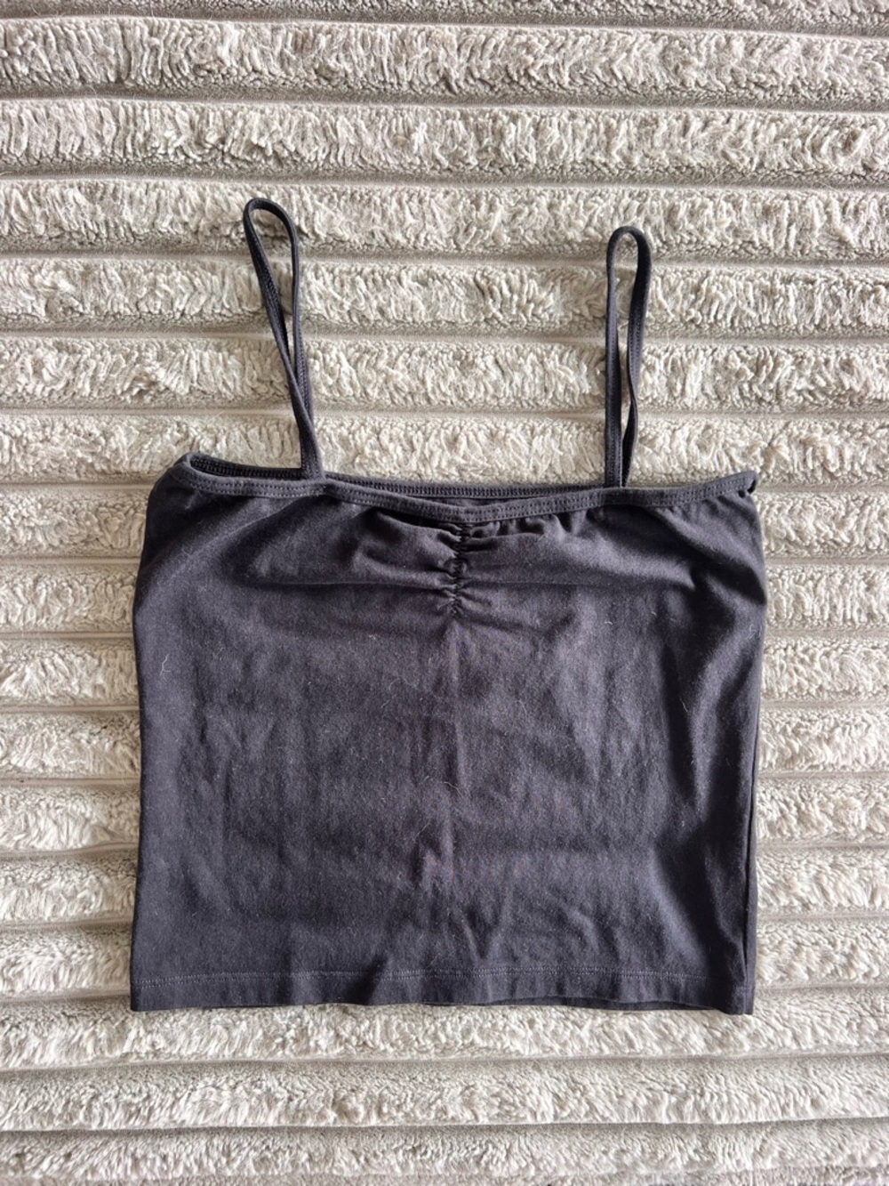 Brandy Melville Cotton Black Tank Top- S
